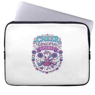 Unicorn Cheer Unicorn Spirit Colourful POD Artwork Laptop Sleeve