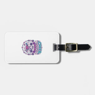 Unicorn Cheer Unicorn Spirit Colourful POD Artwork Luggage Tag