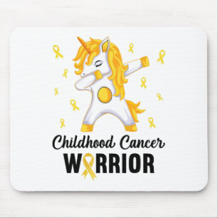 Unicorn Childhood Cancer Warrior In September We W Mouse Pad
