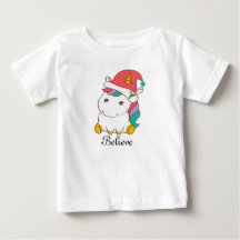 Unicorn Christmas Shirt for kids, toddlers