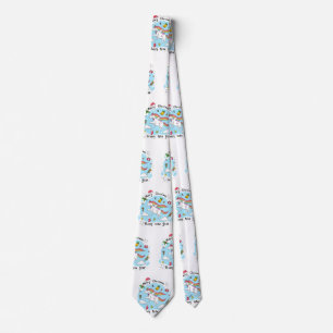 Unicorn Christmas Tie