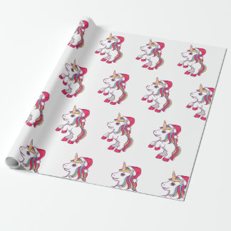 Unicorn Christmas Wrapping Paper, Unicorn Wrapping Paper