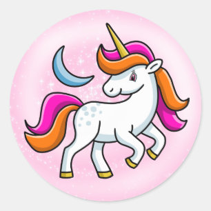 Unicorn Classic Round Sticker