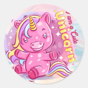 Unicorn Classic Round Sticker