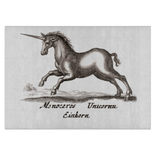Unicorn Classic Running Magic Woodland Creature Cutting Board