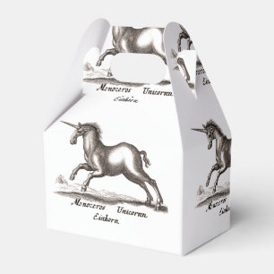Unicorn Classic Running Magic Woodland Creature Favor Box
