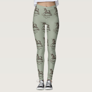 Unicorn Classic Running Magic Woodland Creature Leggings