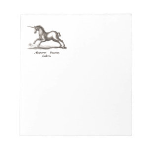 Unicorn Classic Running Magic Woodland Creature Notepad