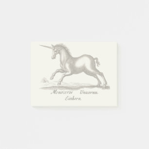 Unicorn Classic Running Magic Woodland Creature Post-it Notes