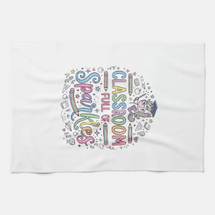 Unicorn Classroom Full of Sparkles Original Merch Kitchen Towel