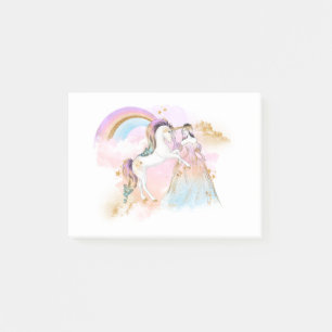 Unicorn Clipart Rainbow Fairytale Post-it Notes
