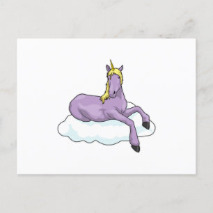 Unicorn Cloud Postcard