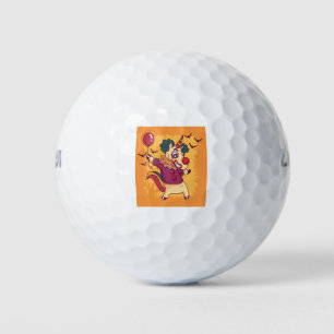 Unicorn Clown Golf Balls