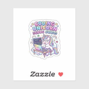 Unicorn Coding Unicorn Debug Squad Charming Market