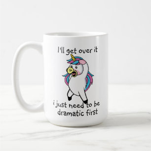 Unicorn Coffee Mug - Whimsical Drama Queen Gift Mu