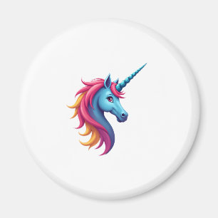 Unicorn Colorful Tie-Dye Unicorn Horse T-Shirt, Sm Magnet