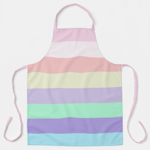 Unicorn Colour Stripes  Apron