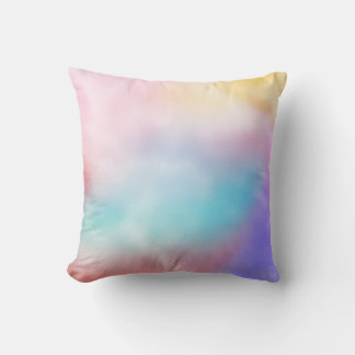 Unicorn Colours Throw Pillow