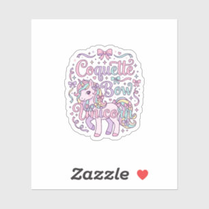 Unicorn Coquette Bow Unicorn Cute Pastel Graphic T