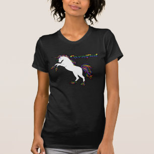 Unicorn Cornified and Customizable T-Shirt