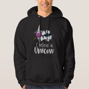 Unicorn Cow I Believe In Unicow Hoodie