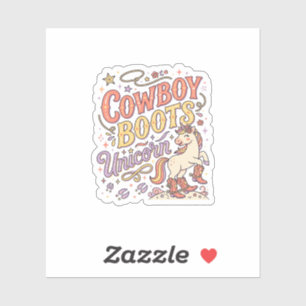 Unicorn Cowboy Boots Unicorn Whimsical Zazzle Desi
