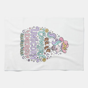 Unicorn Cowgirl Unicorn Energy Cute Pastel Product Kitchen Towel