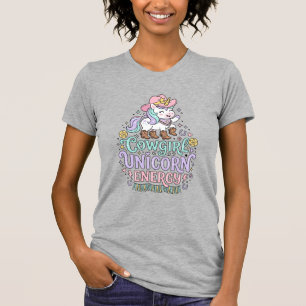 Unicorn Cowgirl Unicorn Energy Cute Pastel Product T-Shirt