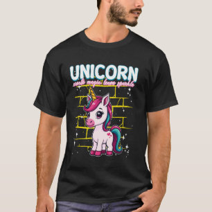 Unicorn Create Magic Leave Sparkle Unicorn T-Shirt