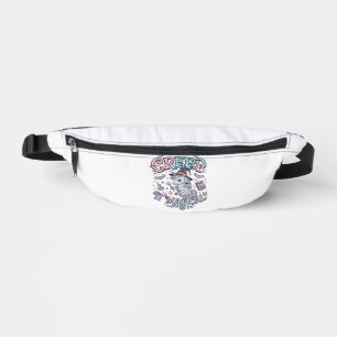 Unicorn Creep It Magical Retro Style T-Shirt Desig Fanny Pack