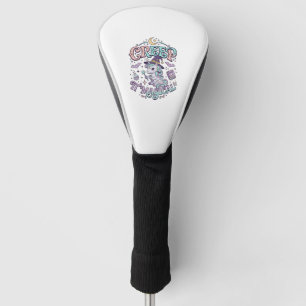 Unicorn Creep It Magical Retro Style T-Shirt Desig Golf Head Cover