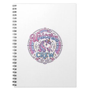Unicorn Crew Playful Print on Demand Design_1 Notebook