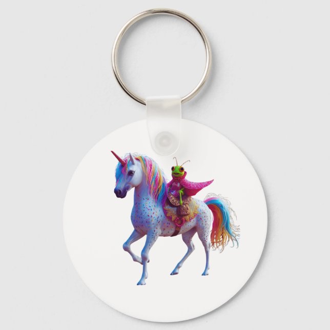 Unicorn Critter  Keychain (Front)