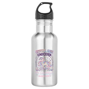 Unicorn Crystal Core Unicorn Adorable Vector Desig 532 Ml Water Bottle