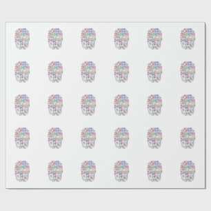 Unicorn Cute Colourful and a Little Magical Origin Wrapping Paper