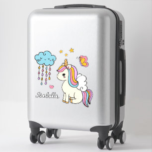 Unicorn Cute Whimsical Girly Personalized Name