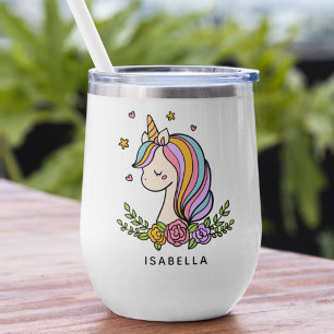 Unicorn Cute Whimsical Girly Personalized Name