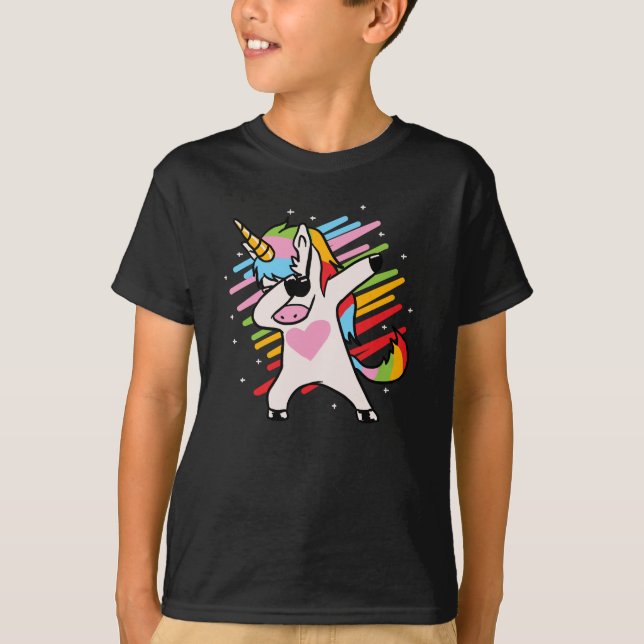 Unicorn dab gift T-Shirt (Front)