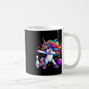Unicorn Dabbing Bowling Squad Birthday  Coffee Mug