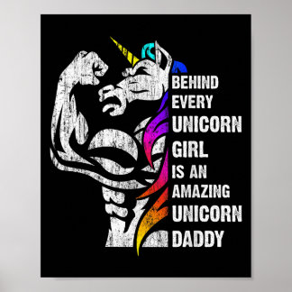 Unicorn Dad Dadacorn Dadicorn Daddycorn Inspiratio Poster