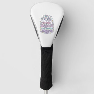 Unicorn Dental Hygienist but Make It Magical Cute Golf Head Cover