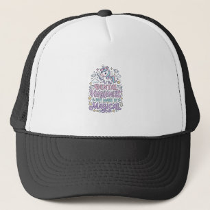 Unicorn Dental Hygienist but Make It Magical Cute  Trucker Hat