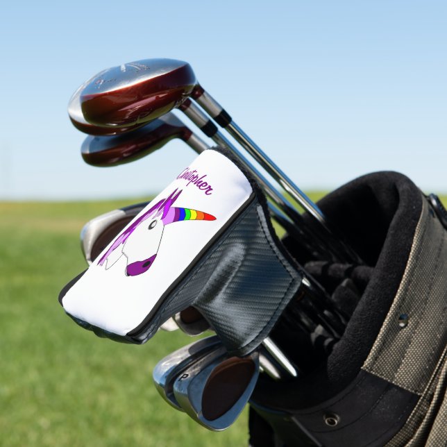 Unicorn Design Golf Head Cover (In Situ)