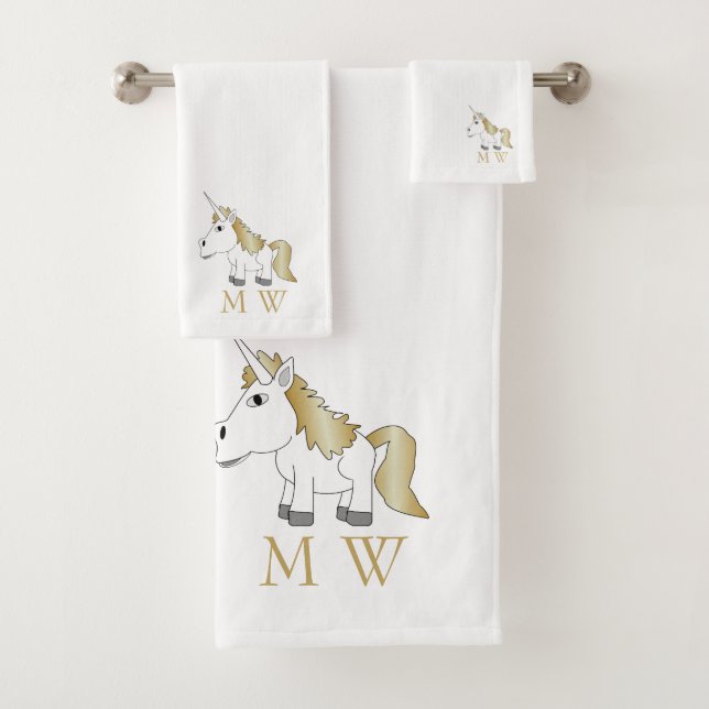 Unicorn Design Monogrammed (En situation)