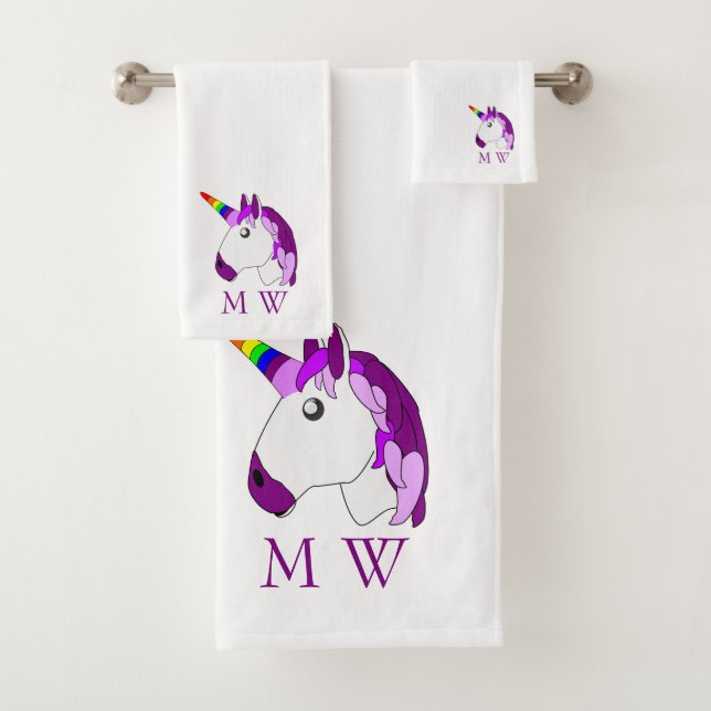 Unicorn Design Monogrammed (En situation)
