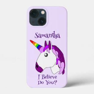 Unicorn Design Personalised iPhone 13 Mini Case