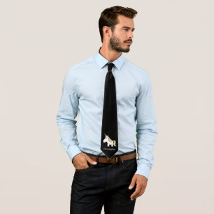 Unicorn Design Personalised Tie