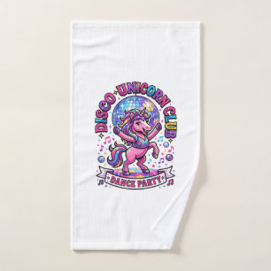 Unicorn Disco Unicorn Club Commercial Shirt Graphi Hand Towel
