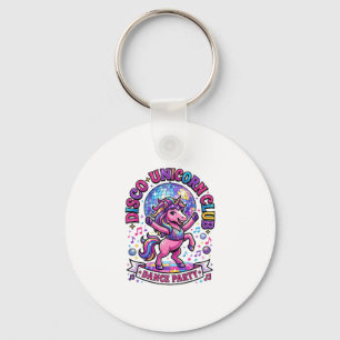 Unicorn Disco Unicorn Club Commercial Shirt Graphi Keychain