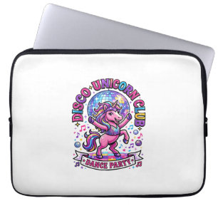Unicorn Disco Unicorn Club Commercial Shirt Graphi Laptop Sleeve